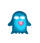 かわいいHeart-Glowing Ghost 2（アニメ）（個別スタンプ：3）