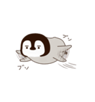 眉ペンギン クンク（個別スタンプ：12）