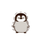 眉ペンギン クンク（個別スタンプ：35）