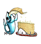 鰺の関西風味（個別スタンプ：24）