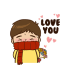 Red Scarf Boy（個別スタンプ：4）