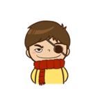 Red Scarf Boy（個別スタンプ：6）