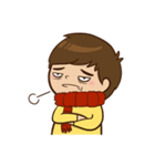 Red Scarf Boy（個別スタンプ：17）