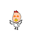 The silky chicken plush:I lack money！（個別スタンプ：18）