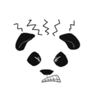 顔だけパンダ(透ける)が40個・まれに亜種（個別スタンプ：17）