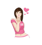 Soccer Pinkers（個別スタンプ：7）