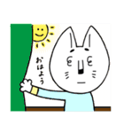 眉下がってます。白ねこさん。（個別スタンプ：1）