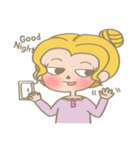 The girl's dailly routine, emoticons（個別スタンプ：21）