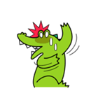 Anxious Crocodile（個別スタンプ：4）