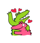 Anxious Crocodile（個別スタンプ：6）