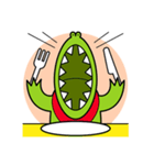 Anxious Crocodile（個別スタンプ：8）