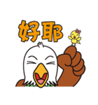 Happy Eagle（個別スタンプ：4）