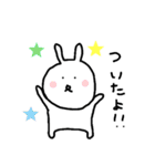 素朴なうさぎたん。3（個別スタンプ：24）