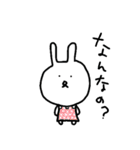 素朴なうさぎたん。3（個別スタンプ：26）