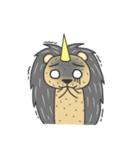 Unicorn Hedgehog（個別スタンプ：7）