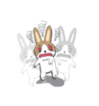 Dumbfounded rabbit（個別スタンプ：3）