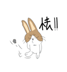 Dumbfounded rabbit（個別スタンプ：27）