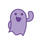 purple ghost.（個別スタンプ：1）