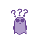 purple ghost.（個別スタンプ：15）