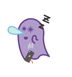 purple ghost.（個別スタンプ：23）