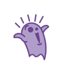 purple ghost.（個別スタンプ：26）