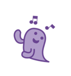 purple ghost.（個別スタンプ：30）