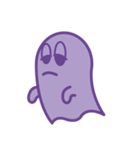 purple ghost.（個別スタンプ：31）