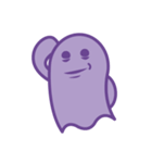 purple ghost.（個別スタンプ：39）