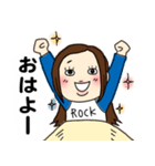 ロック大好きゆうかちゃん（個別スタンプ：3）