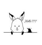 Foxie, Bunnie ＆ Birdie（個別スタンプ：3）
