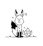 Foxie, Bunnie ＆ Birdie（個別スタンプ：12）