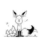 Foxie, Bunnie ＆ Birdie（個別スタンプ：25）