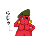 オニのレッド（個別スタンプ：12）
