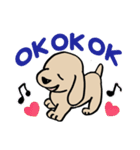 Lovely and funny dogs Sticker2（個別スタンプ：21）