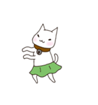 A white cat Goni.（個別スタンプ：5）