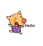 I am happy pig！（個別スタンプ：1）