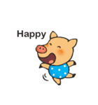 I am happy pig！（個別スタンプ：2）