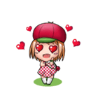 Kippi the Apple Maniac Girl（個別スタンプ：4）