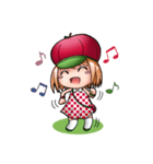 Kippi the Apple Maniac Girl（個別スタンプ：16）