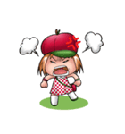 Kippi the Apple Maniac Girl（個別スタンプ：28）