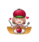 Kippi the Apple Maniac Girl（個別スタンプ：30）