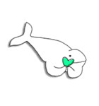 LOVE Beluga whales 2（個別スタンプ：15）