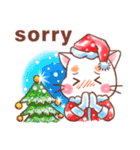 Orange Orange cat- Merry Christmas（個別スタンプ：16）