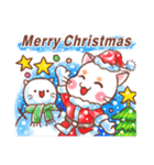 Orange Orange cat- Merry Christmas（個別スタンプ：17）