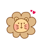 small flower lion（個別スタンプ：2）