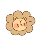 small flower lion（個別スタンプ：7）