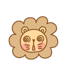 small flower lion（個別スタンプ：9）