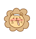 small flower lion（個別スタンプ：13）