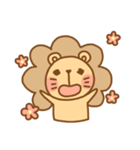 small flower lion（個別スタンプ：15）