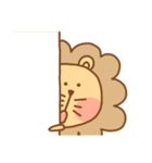 small flower lion（個別スタンプ：23）